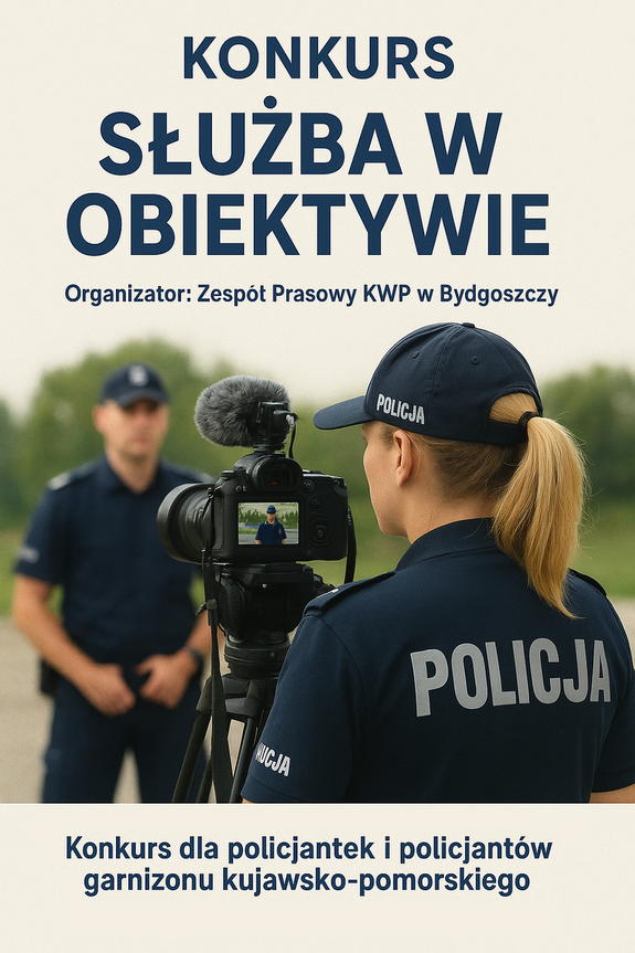 „Służba w obiektywie” – nagraj „rolkę” - konkurs dla policjantek i policjantów