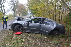 Policjanci wyjaśniają okoliczności wypadku