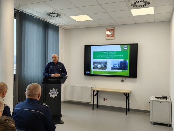 ODPRAWA ROCZNA PODSUMOWUJĄCA 2025 ROK SŁUŻBY RYPIŃSKICH FUNKCJONARIUSZY